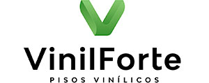 Logotipo da empresa de pisos vinílicos - Vinil Forte